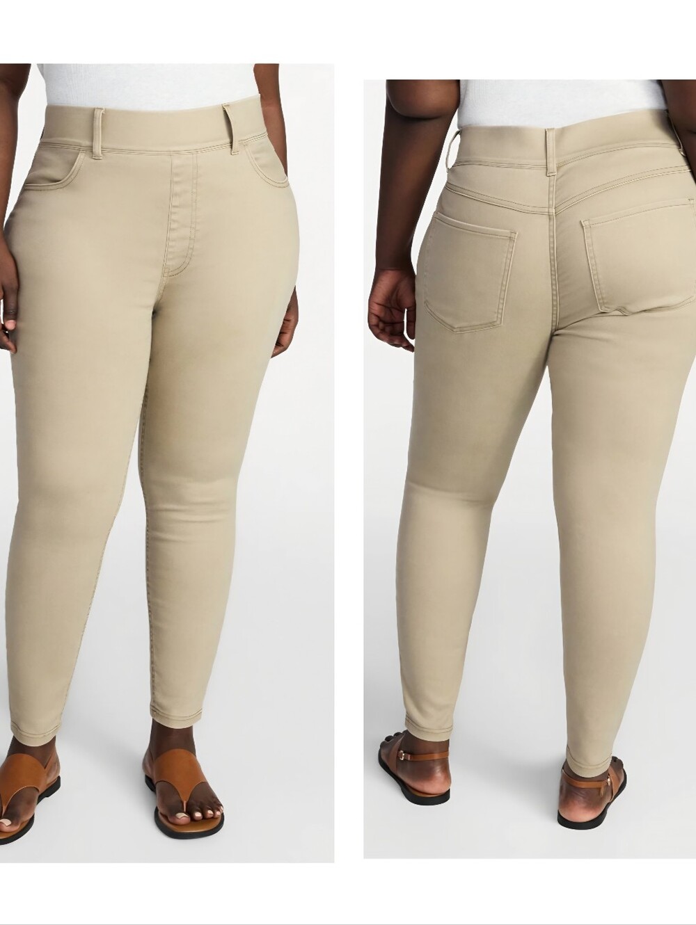 Terra & Sky Women's Plus Size High Rise Skinny Jeggings, Various SIzes